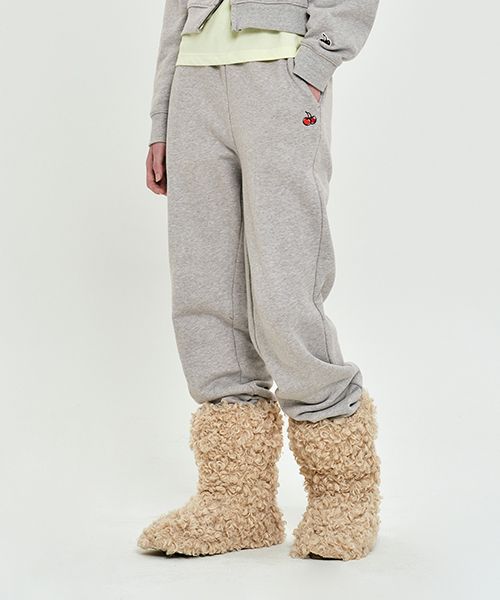 [ KIRSH ]★SMALL CHERRY JOGGER PANTS KIRSH Small Cherry Jogger Pants Black | Joggers & Sweatpants