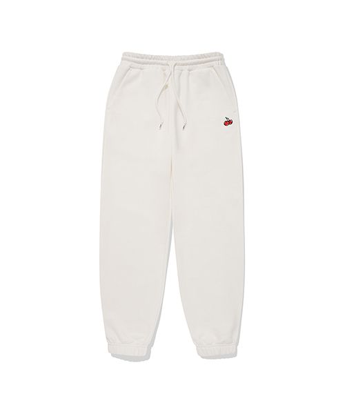 【KIRSH】SMALL JOGGER PANTS CHERRY IA 2色／追跡付 KIRSH Small Cherry Jogger Pants Black | Joggers & Sweatpants