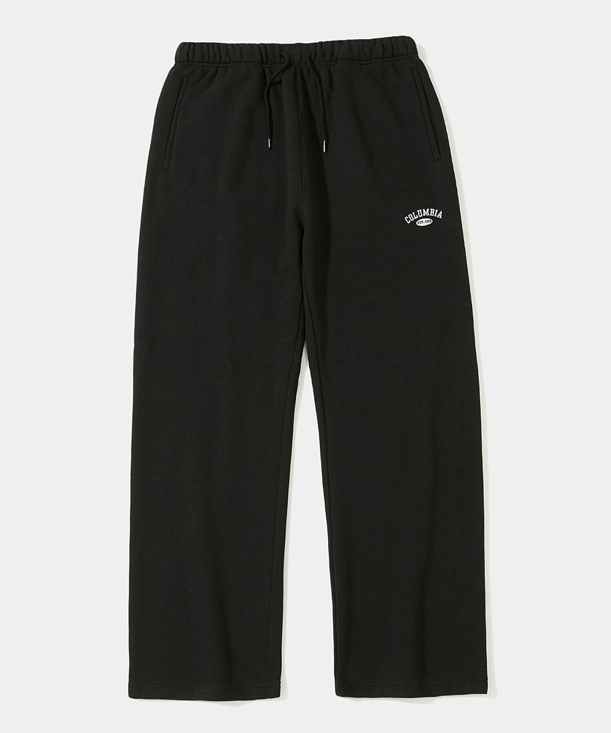 컬럼비아 유니버시티(COLUMBIA UNIVERSITY) CU ARCH LOGO REGULAR-FIT FLEECE SWEATPANTS 블랙