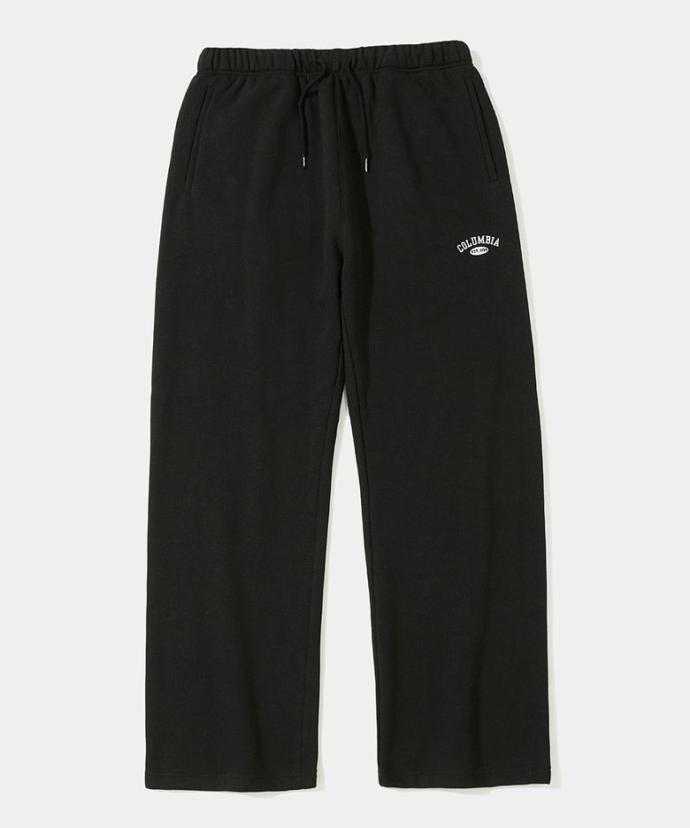 CU ARCH LOGO REGULAR-FIT FLEECE SWEATPANTS 블랙