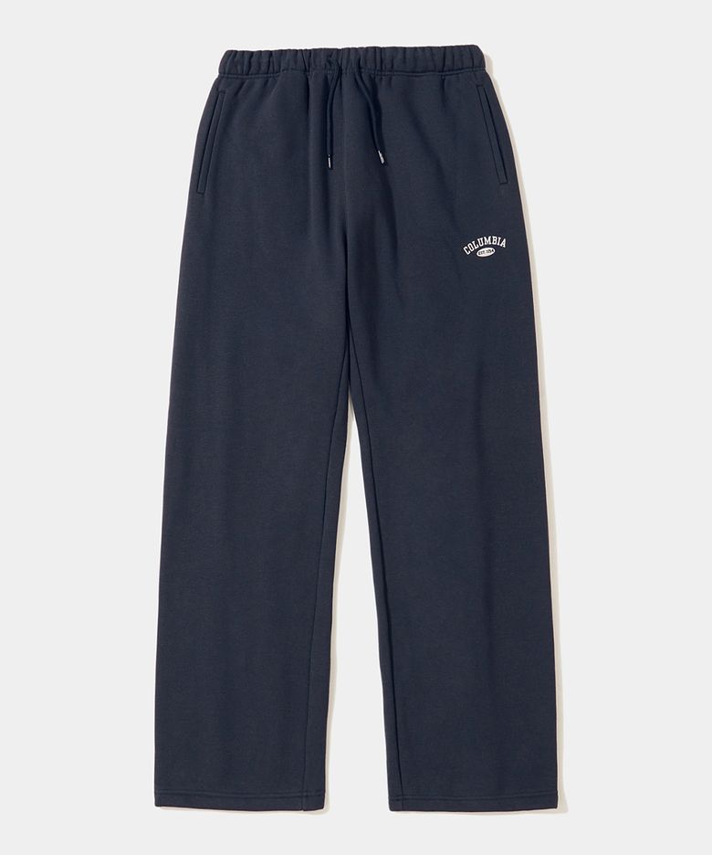 CU ARCH LOGO REGULAR-FIT FLEECE SWEATPANTS 크라운네이비