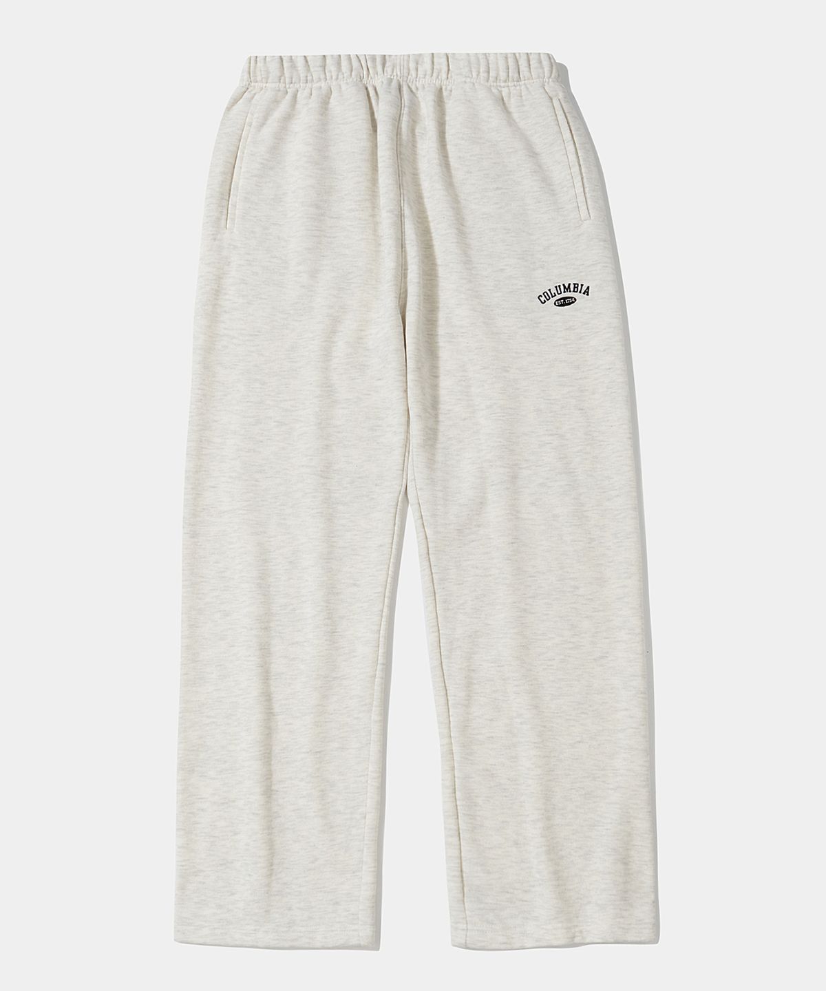 컬럼비아 유니버시티(COLUMBIA UNIVERSITY) CU ARCH LOGO REGULAR-FIT FLEECE SWEATPANTS 오트밀