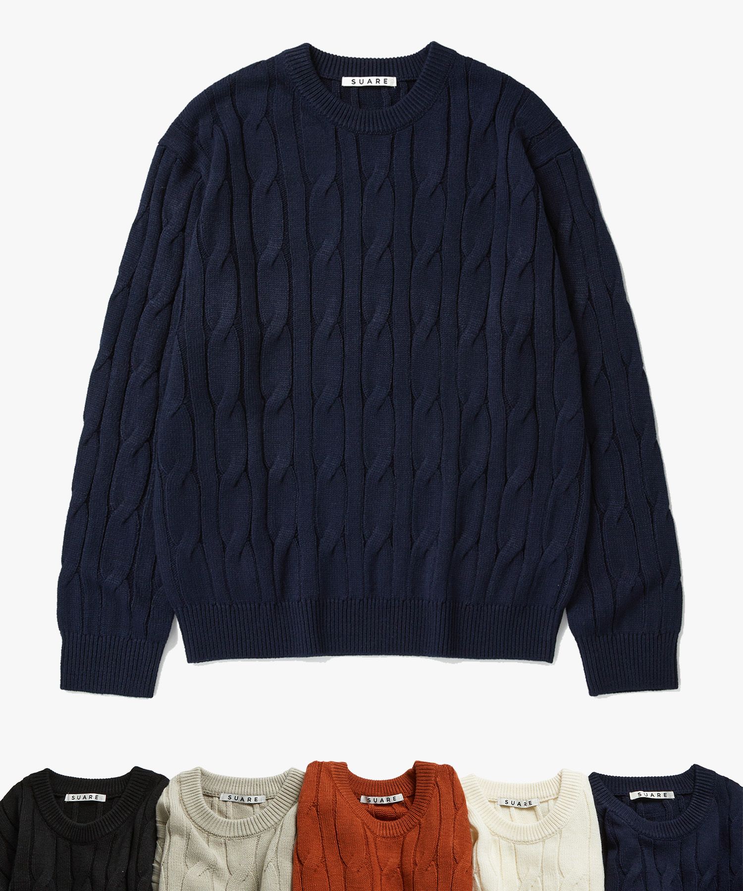 andmary ♡ Kiki cable loose knit ANDMARY】Kiki cable loose knit