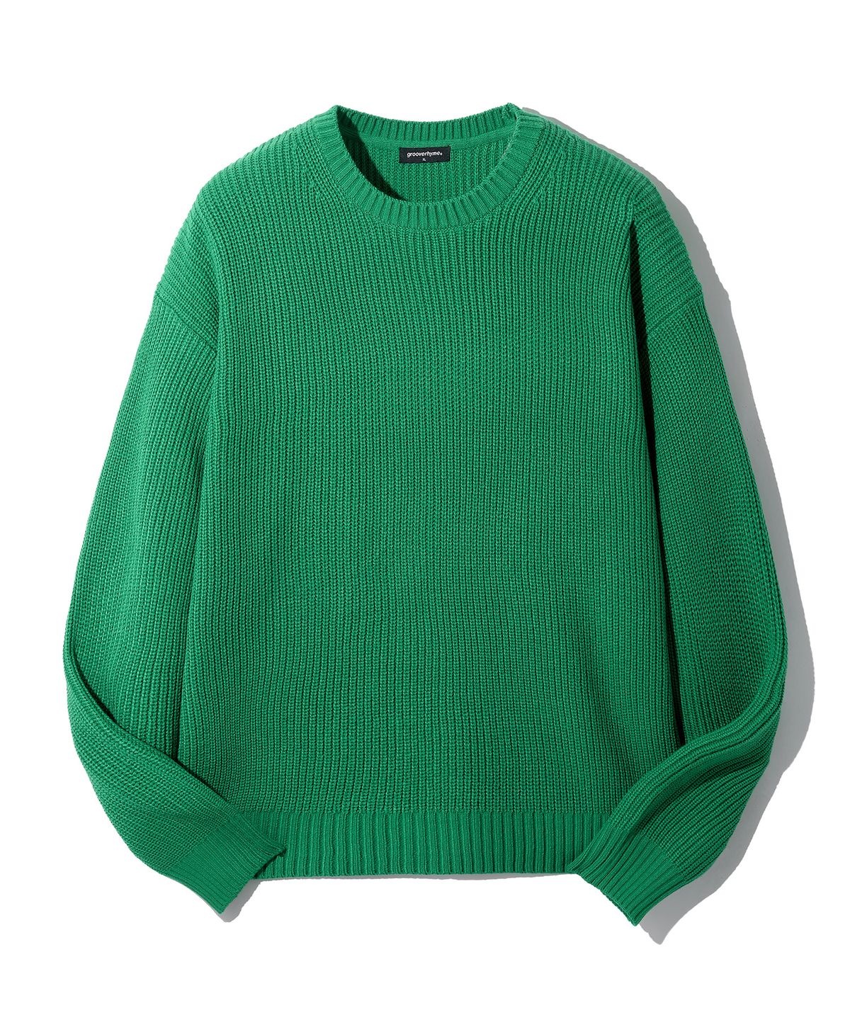 그루브라임(GROOVE RHYME) HACHI BASIC KNIT (GREEN) [LRSFCTK706M]
