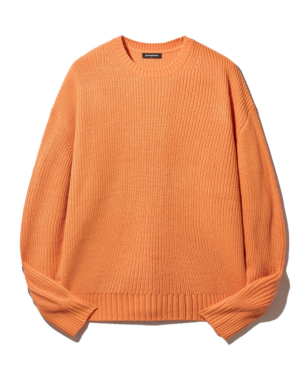 그루브라임(GROOVE RHYME) HACHI BASIC KNIT (ORANGE) [LRSFCTK706M]