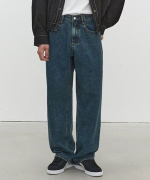 Mid Rise Wide Jeans DCPT027STNBlue