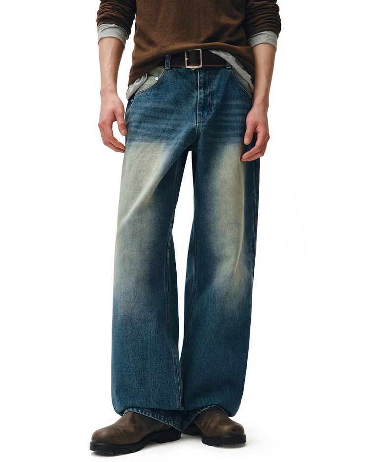 Mid Rise Wide Jeans DCPT027GNBlue