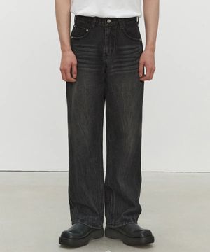 Mid Rise Wide Jeans DCPT027CRBlack2