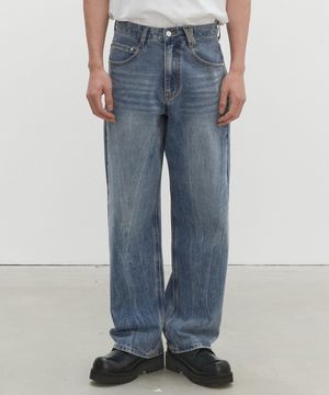 Mid Rise Wide Jeans DCPT027CRBlue2