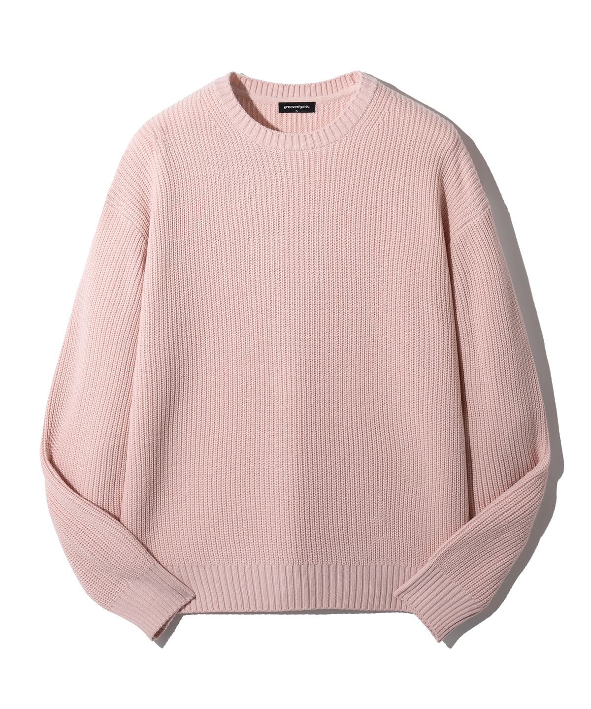 그루브라임(GROOVE RHYME) HACHI BASIC KNIT (PINK) [LRSFCTK706M]
