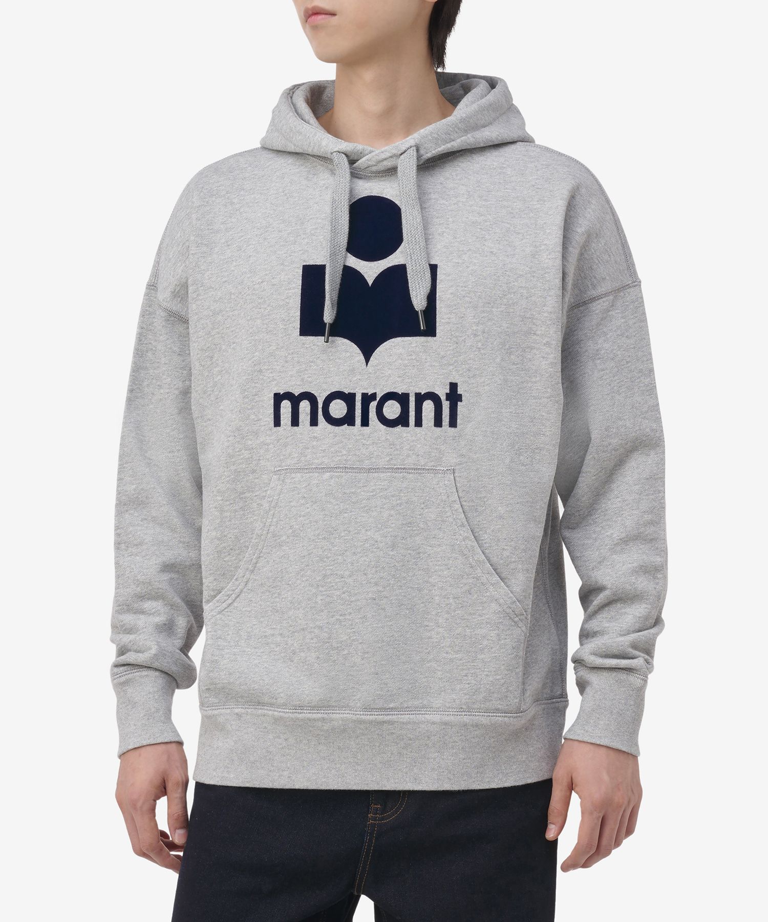 MUSINSA公式 | ISABEL MARANT 男性マイリーコットンフードパーカー 