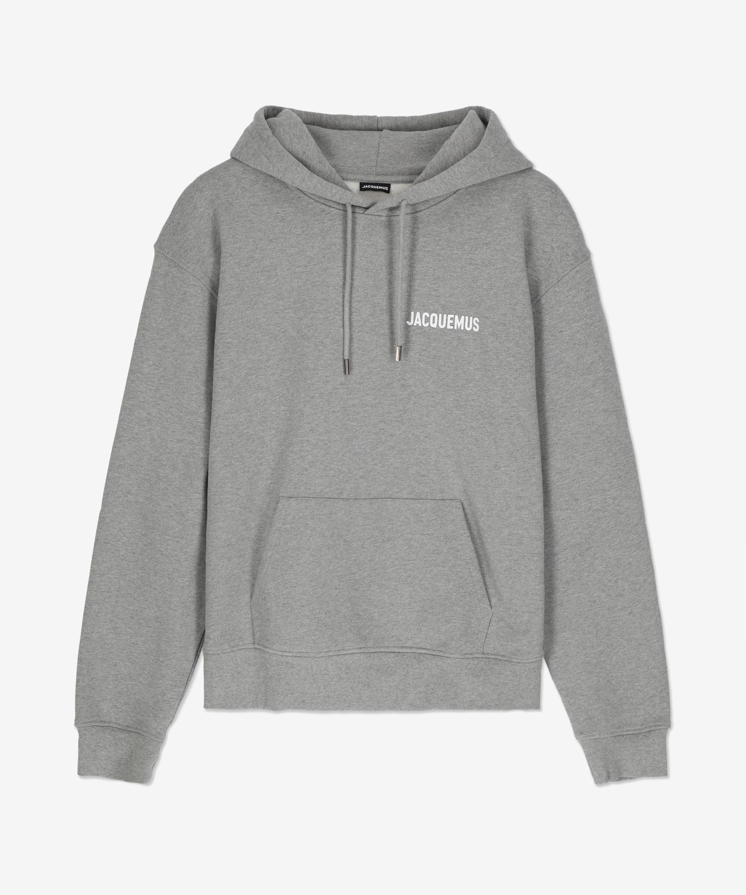 MUSINSA | JACQUEMUS Men's Logo Embroidered Hoodie - Gray