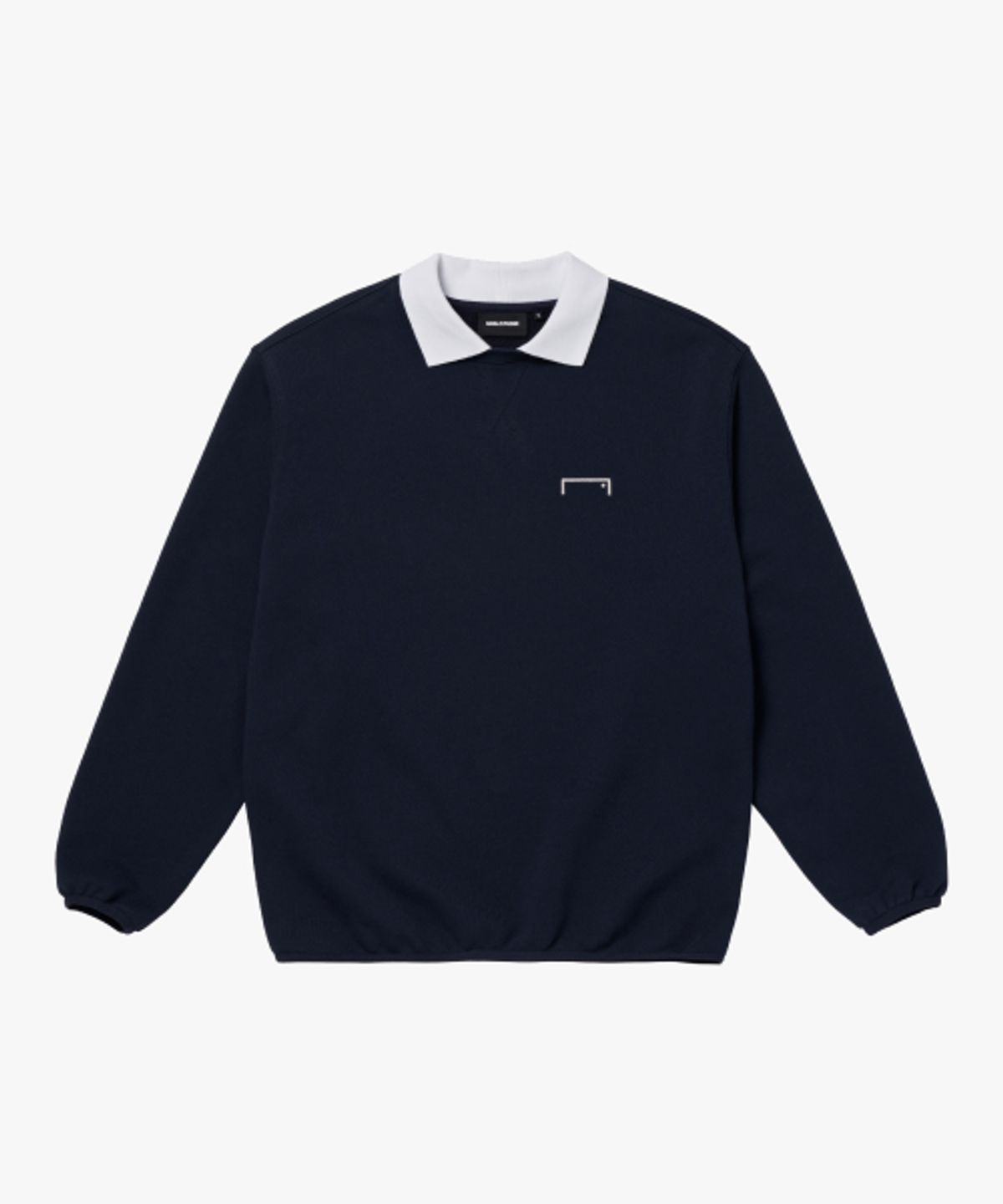 골스튜디오(GOALSTUDIO) ESSENTIAL COLLARED SWEAT-NAVY
