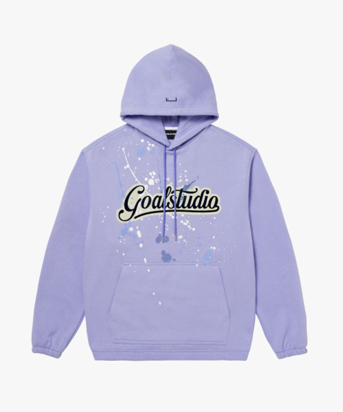 골스튜디오(GOALSTUDIO) SCRIPT LOGO HOODIE-LIGHT BLUE