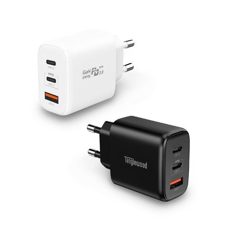 65W GaN 3in1 (3구) 멀티포트 고속 충전 어댑터