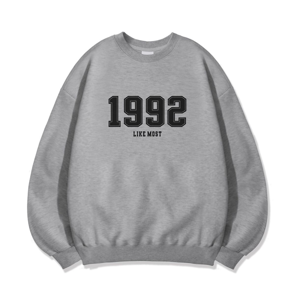 라이크더모스트(LIKE THE MOST) 1992 오버핏 스웨트셔츠 멜란지