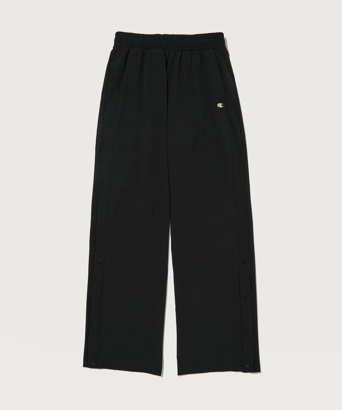 챔피온(CHAMPION) 여성 오가닉 풀 스트레치 우븐 팬츠 Black