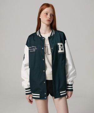 유니 바시티 배색 점퍼 BNCJP350U