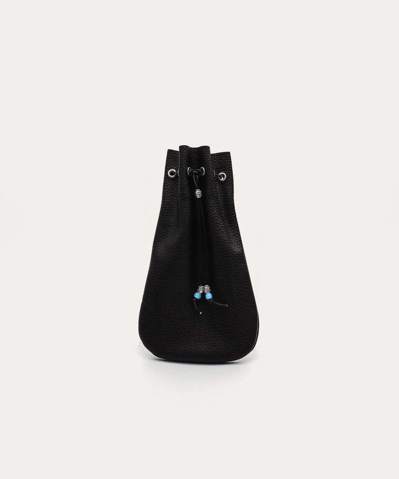 Small Cross Pouch(lash x Qs leather)[Black]