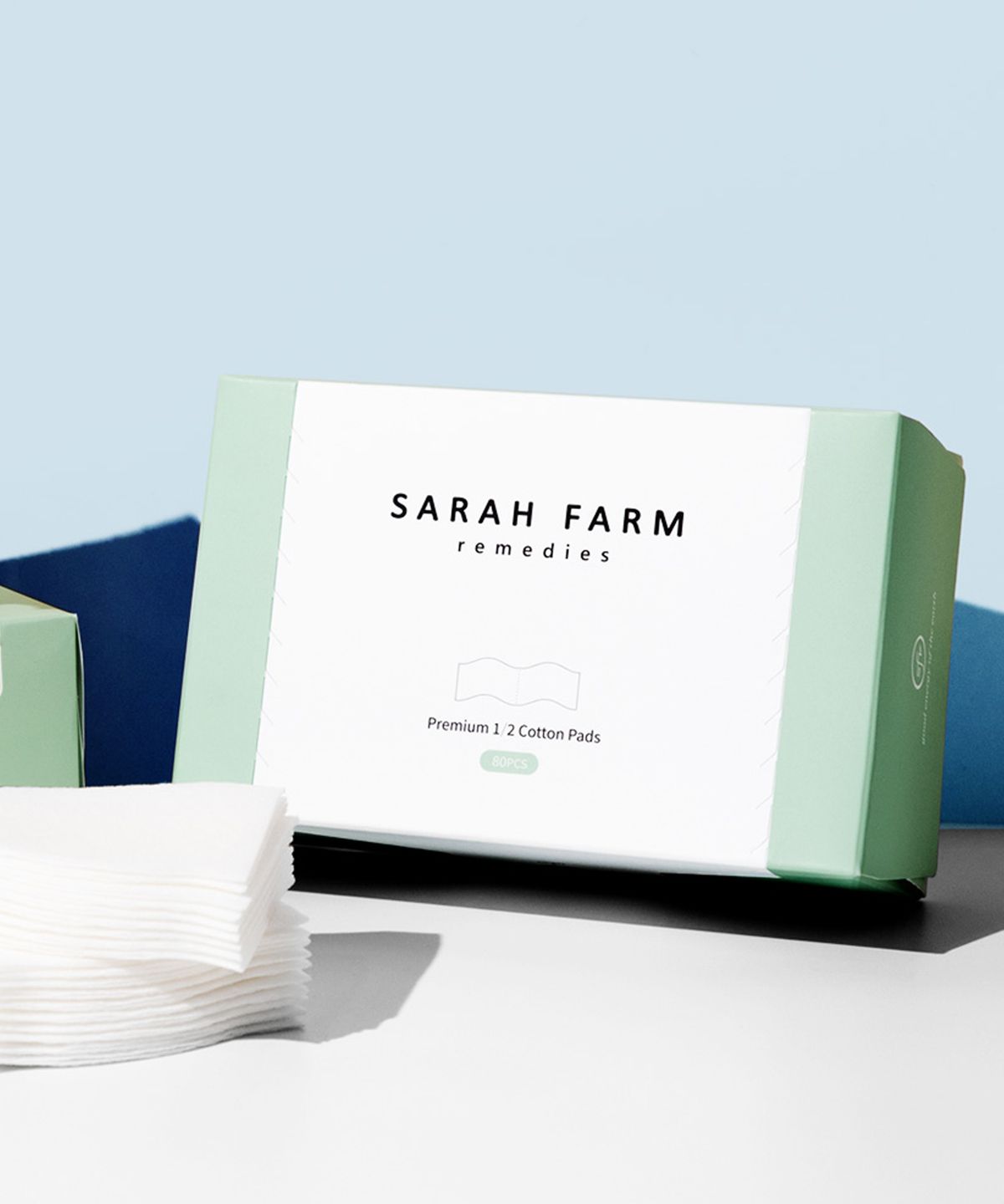 사라팜(SARAH FARM) 프리미엄 1/2 코튼 화장솜