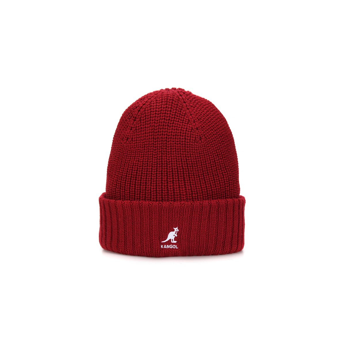 캉골(KANGOL) 메리노 울 립 비니 3663 크랜베리