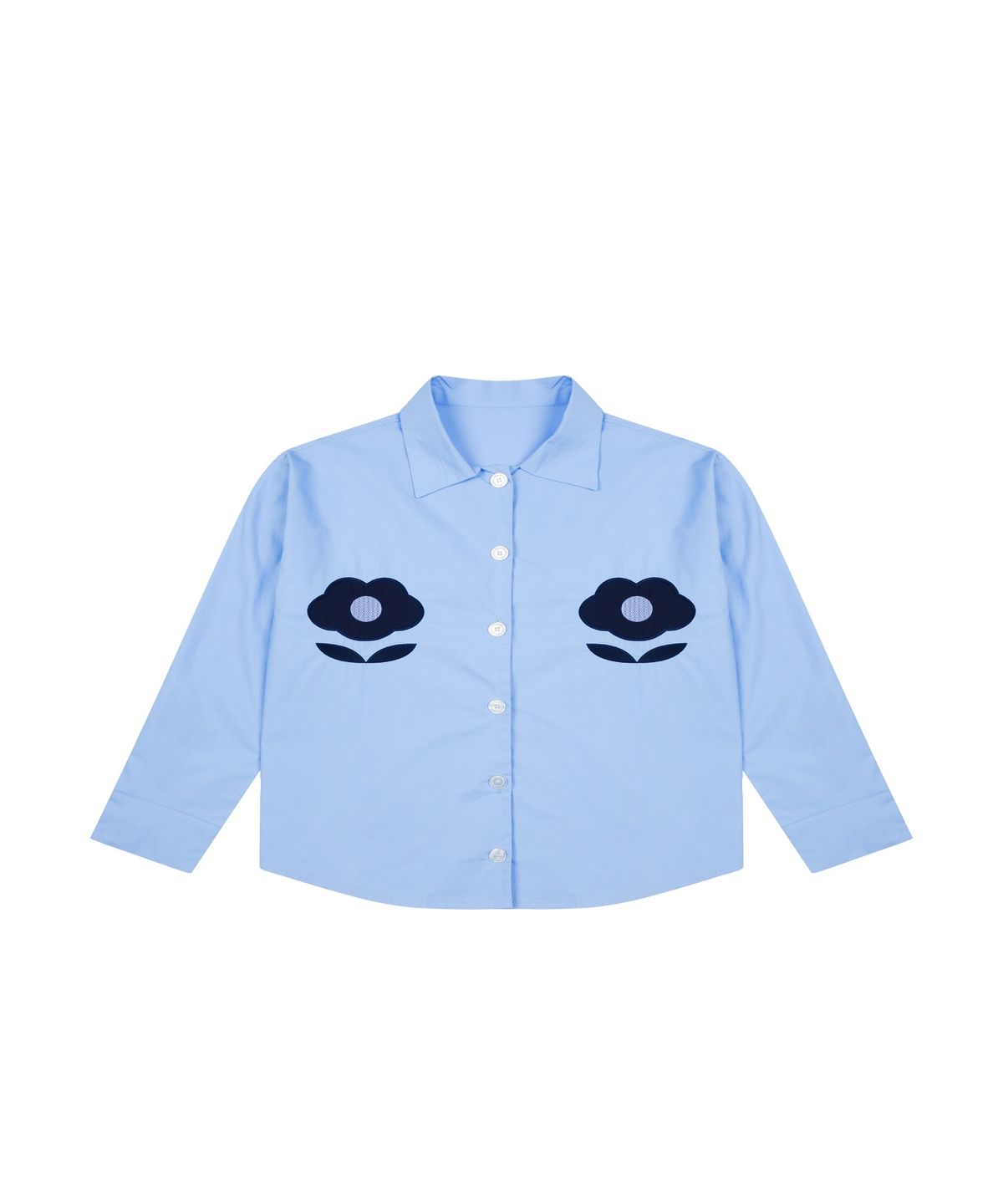 폴리(FOLI) (W) Foli Garden PJ Shirts Blue