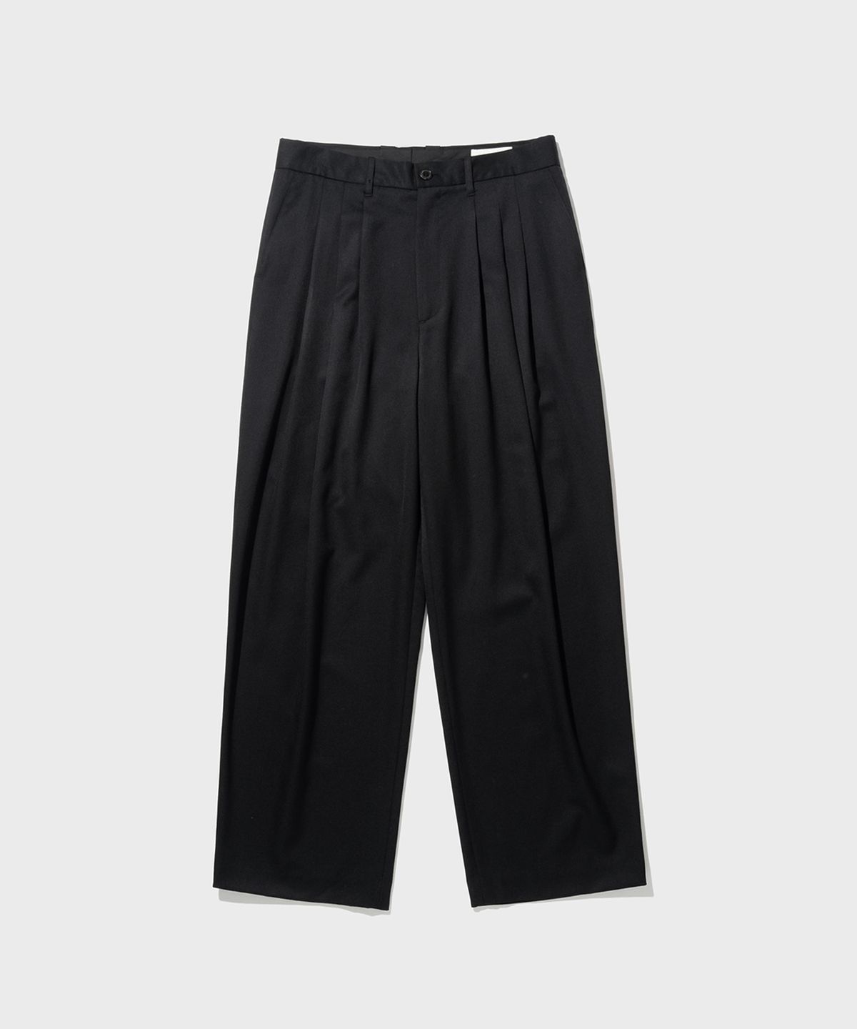 셔터(SHIRTER) HENRY 3TUCK WOOL PANTS (BLACK)