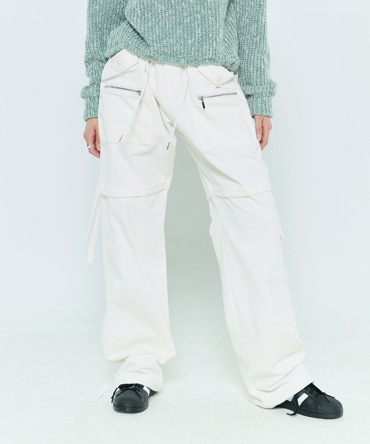 라티젠(LARTIGENT) L6 CORDUROY POCKET PANTS(IVORY)