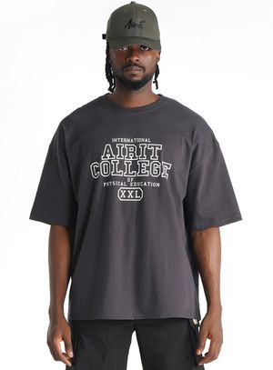 에어릿 콜리지 숏슬리브 AM1138 GY