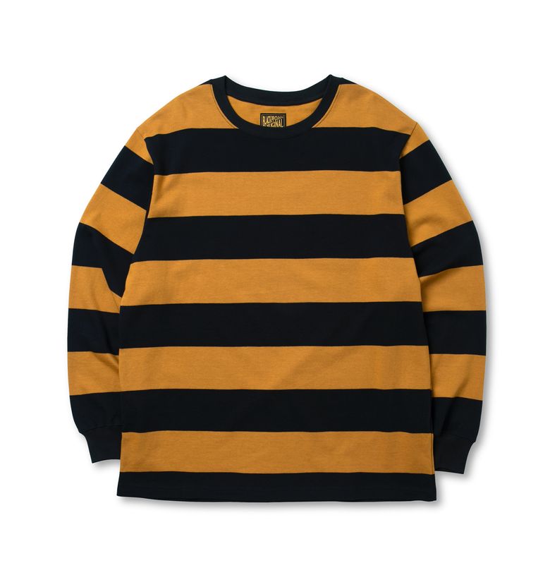 BLACK PP Engineering Stripe Tee L/S