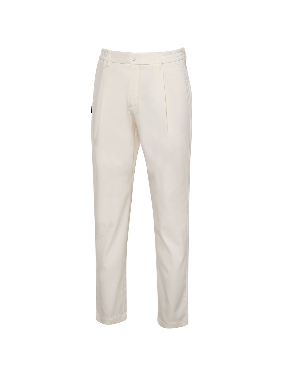 와이드앵글(WIDEANGLE) WG 프레피 원턱 테이퍼드 팬츠 M_Off White