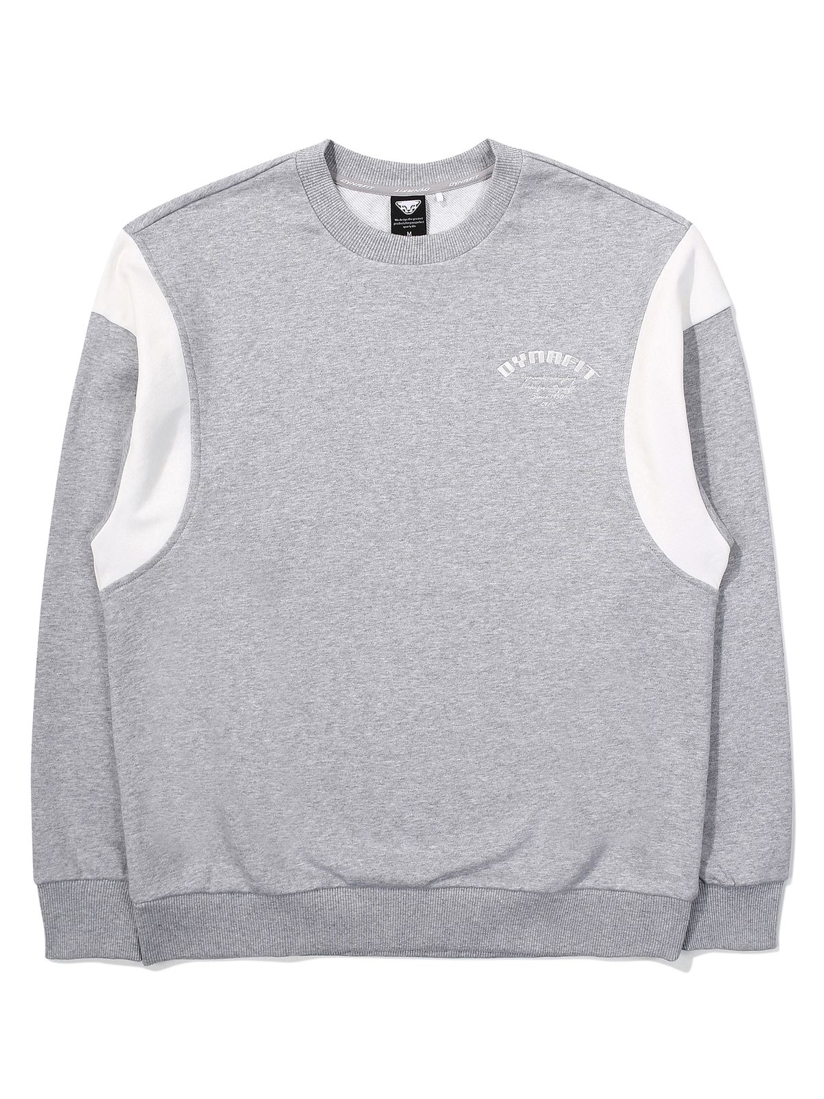 다이나핏(DYNAFIT) RIVER (리버) 맨투맨_Heather Grey