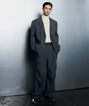 파라슈트 밴딩 슬랙스 [그레이]