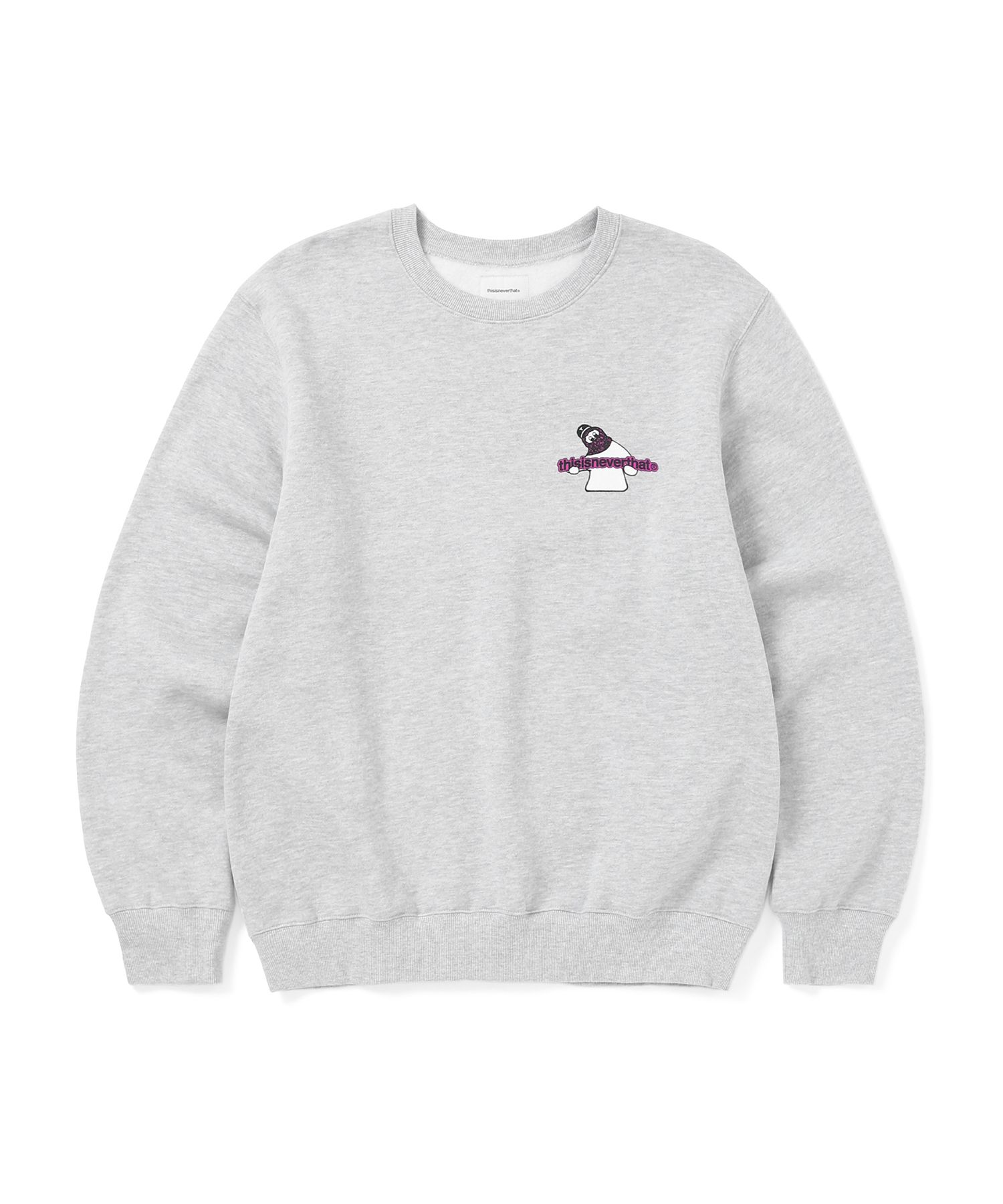 【THISISNEVERTHAT】TNT SN ミスタースウェットシャツ MELANGE MUSINSA公式 | thisisneverthat® TNT SN Mister Sweatshirt