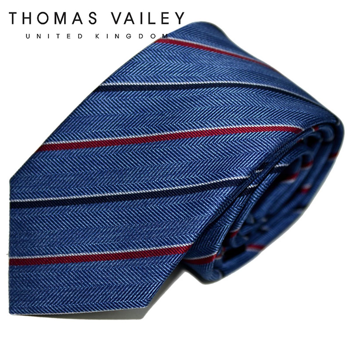 토마스 베일리(THOMAS VAILEY) 패션넥타이-언플러그드 블루 7cm