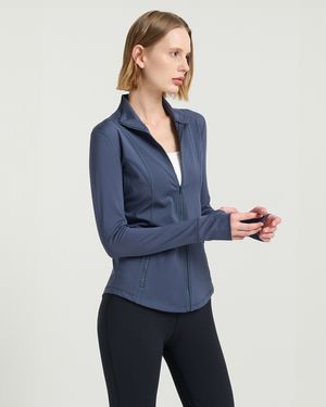 (FMOT402)슈퍼래치 베이직 롱 집업_문쉐도우