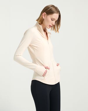 (FMOT402)슈퍼래치 베이직 롱 집업_뉴화이트