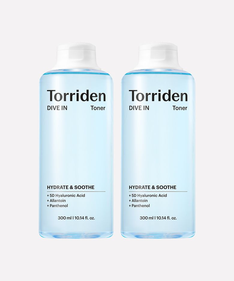 [SET] 다이브인 저분자 히알루론산 토너 300ml  x  2개 (+다이브인 크림 20ml)