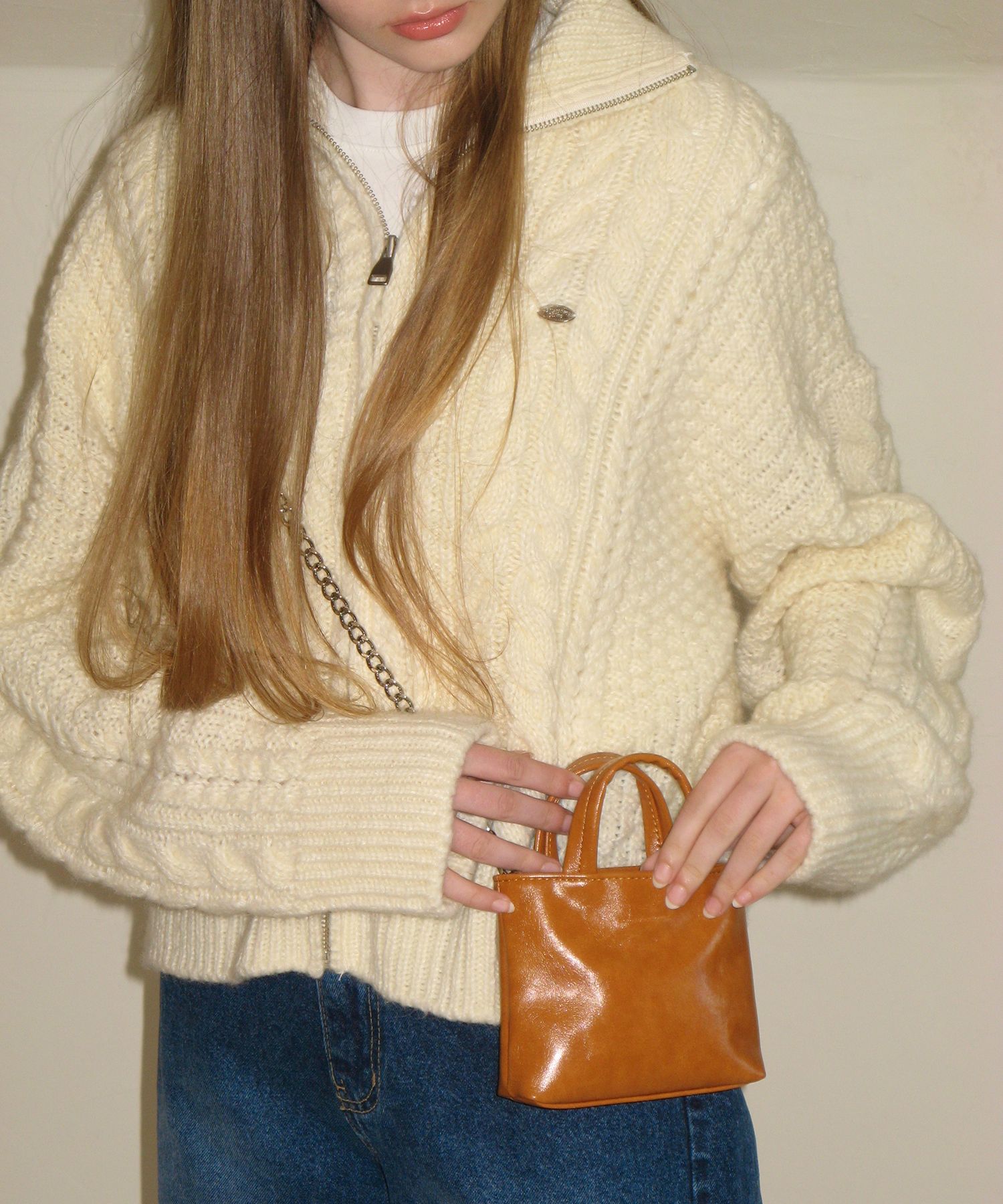MUSINSA | SOMEWHEREBUTTER mini toast bag - camel