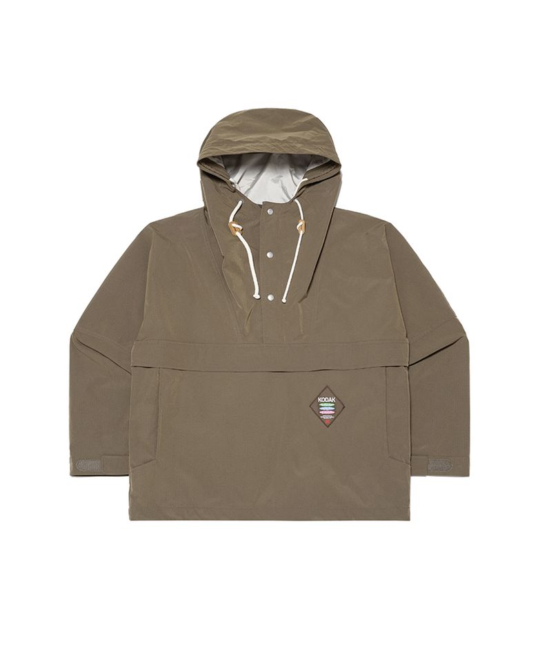 에센셜 로고와펜 후드 아노락 BROWN