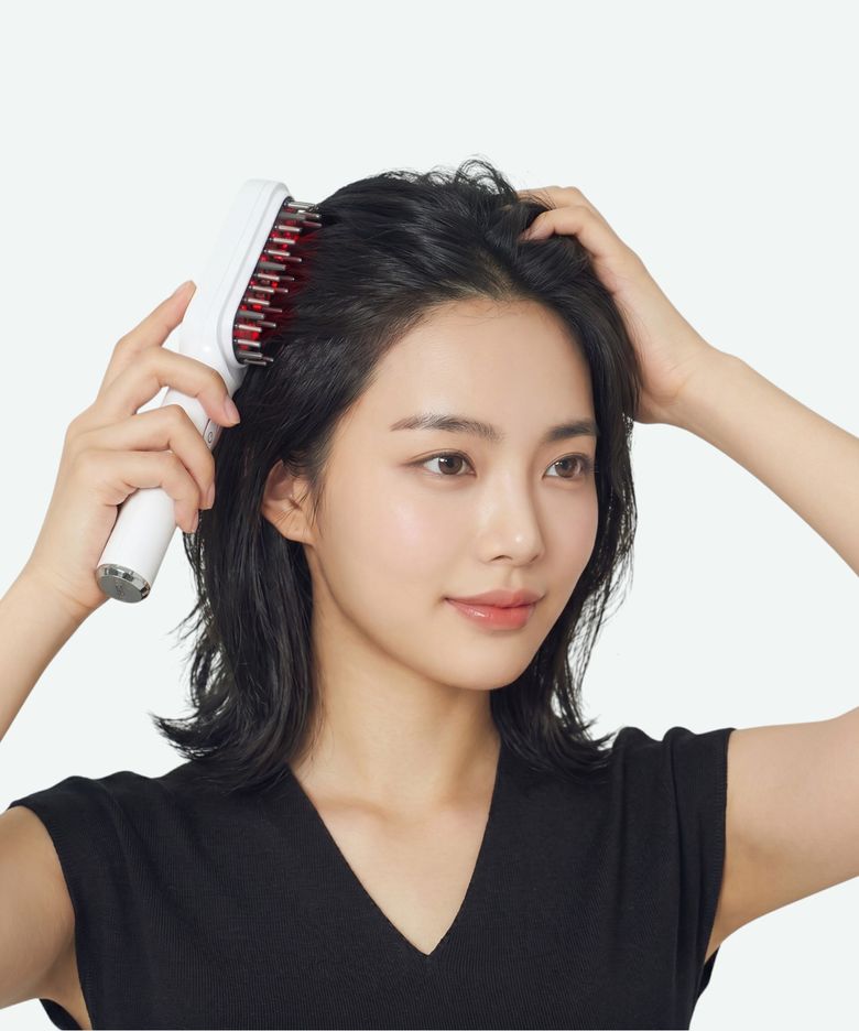 두피 마사지기 관리기 브러쉬 고주파 EMS 헤어갈바닉 뷰티 디바이스