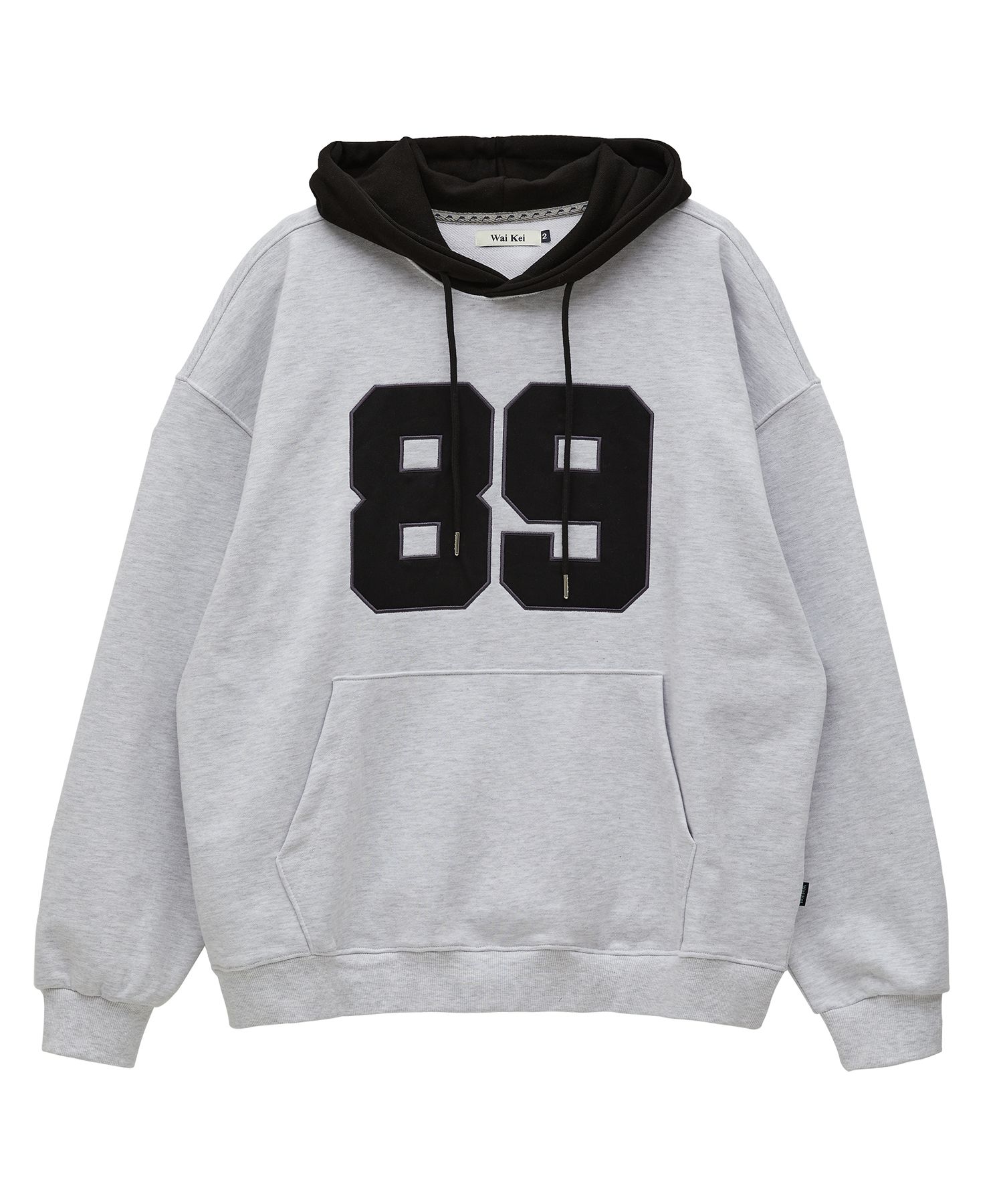 Wai Kei☆Color Block 89 Logo Hoodie MUSINSA | WAI KEI Color Block 89 Logo Hooded T-shirt Navy