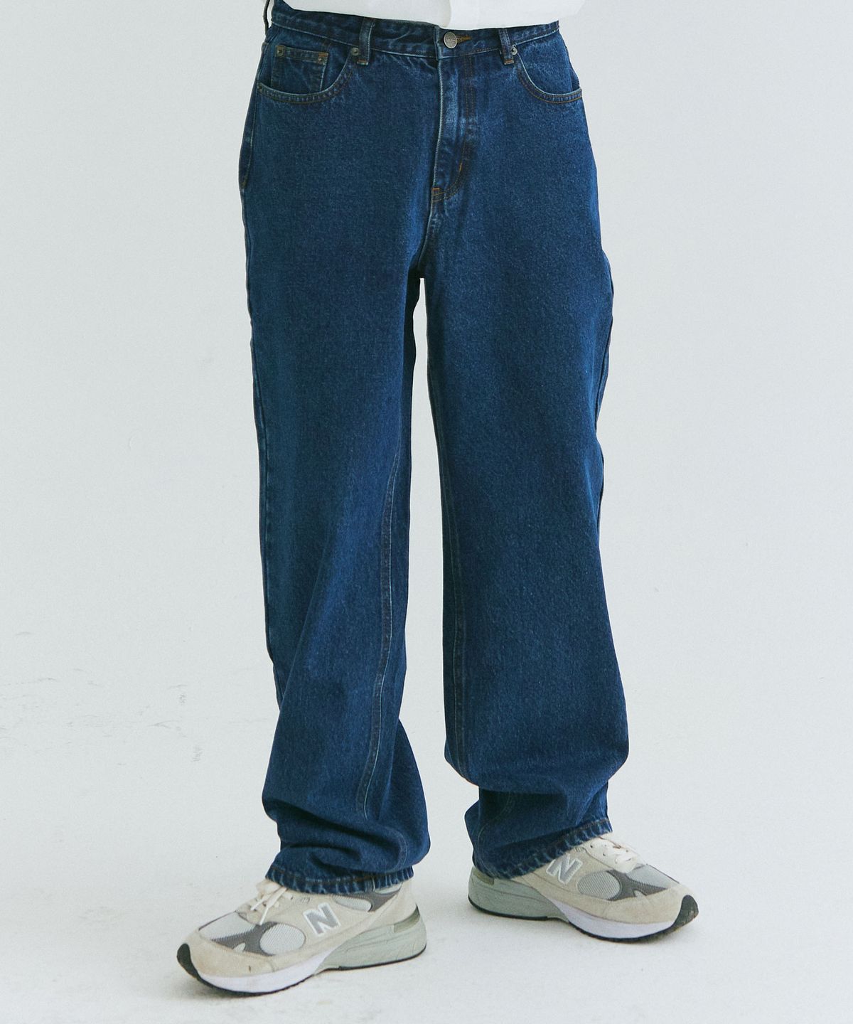 필드워커(FIELDWORKER) BIO STONE WIDE WARM DENIM [BLUE]