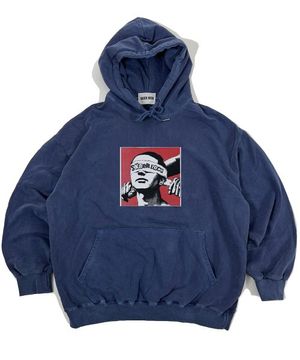Blind Pigment Sweat Hoodie navy
