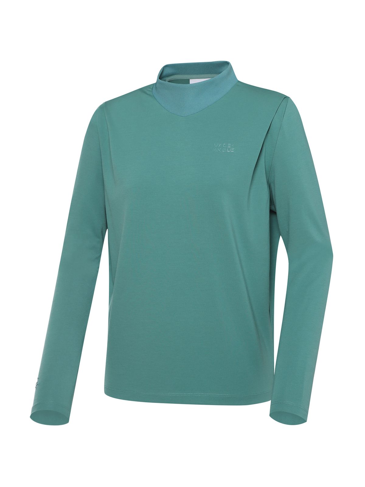 와이드앵글(WIDEANGLE) WG 모크넥 티셔츠 L_K/GREEN(KHAKI GREEN)