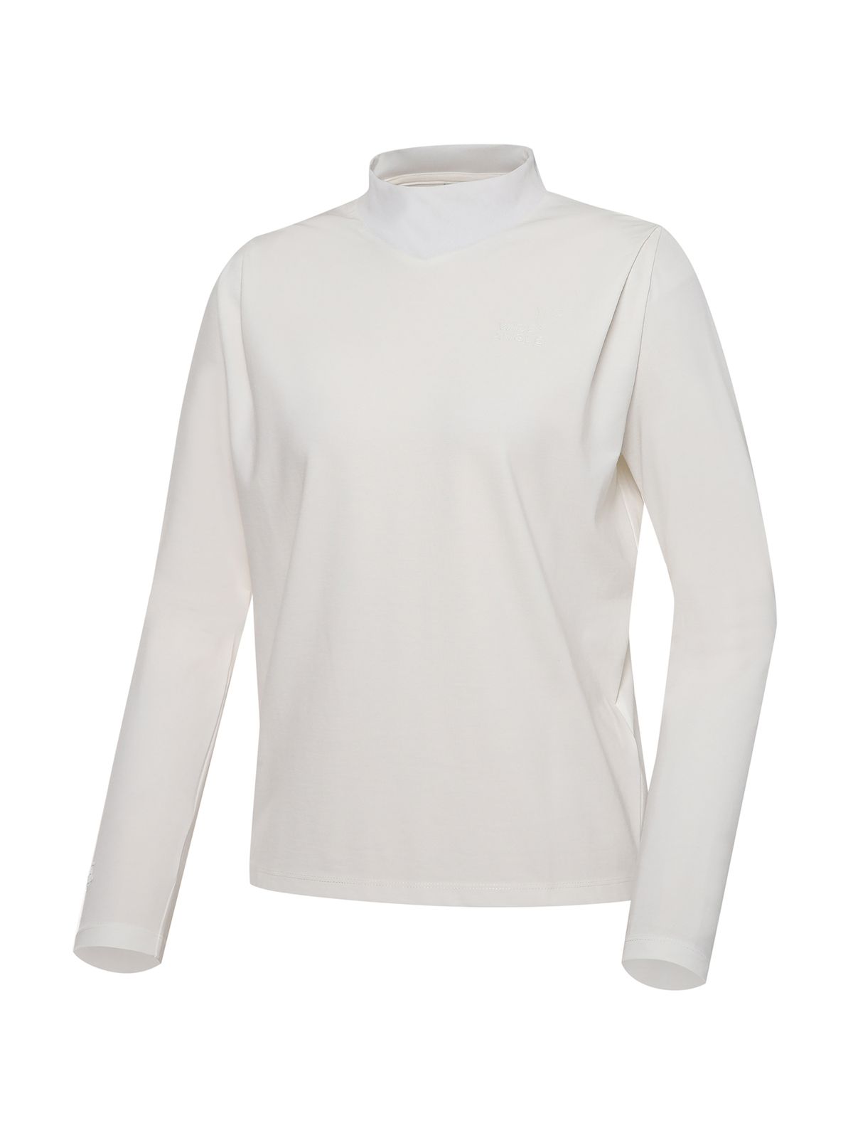 와이드앵글(WIDEANGLE) WG 모크넥 티셔츠 L_Off White