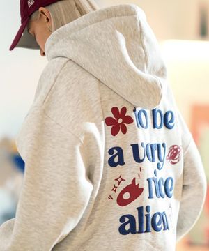 플라워베리 후드 화이트오트밀 JYHD3475