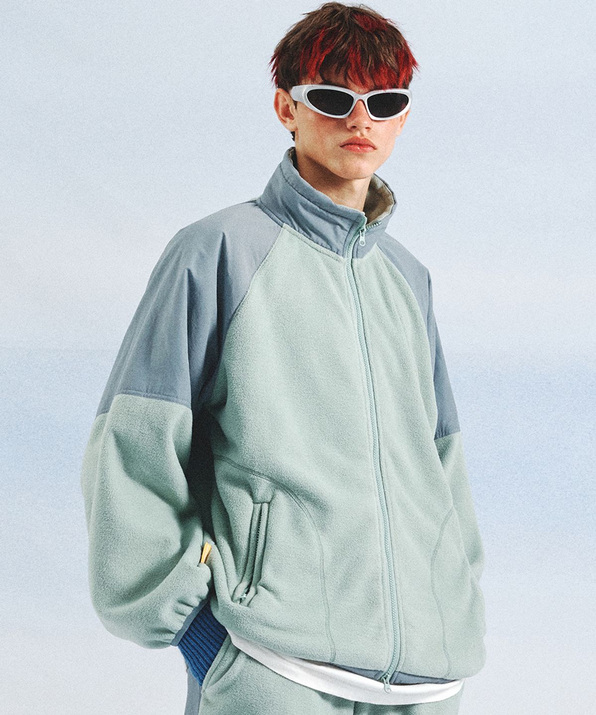 메인부스(MAINBOOTH) Hiker Fleece Zip-up(MINT)