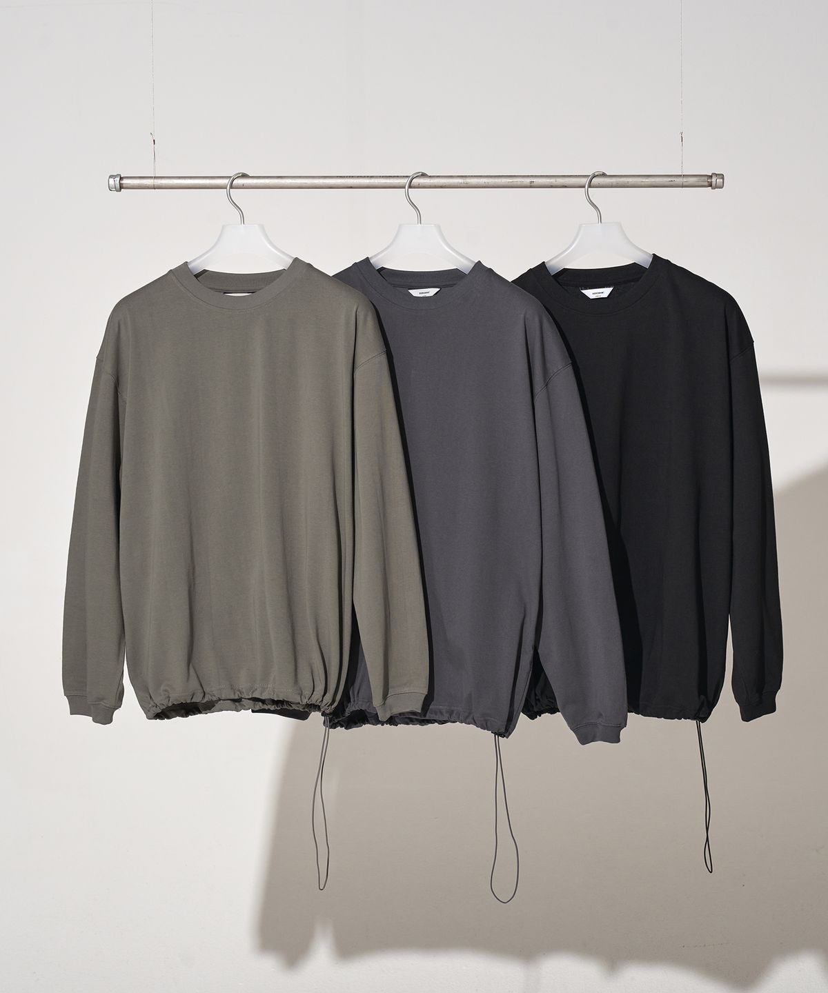 제로(XERO) String Long Sleeve T-Shirts [3 Colors]