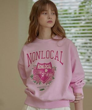 Rose Club Sweatshirt - Pink